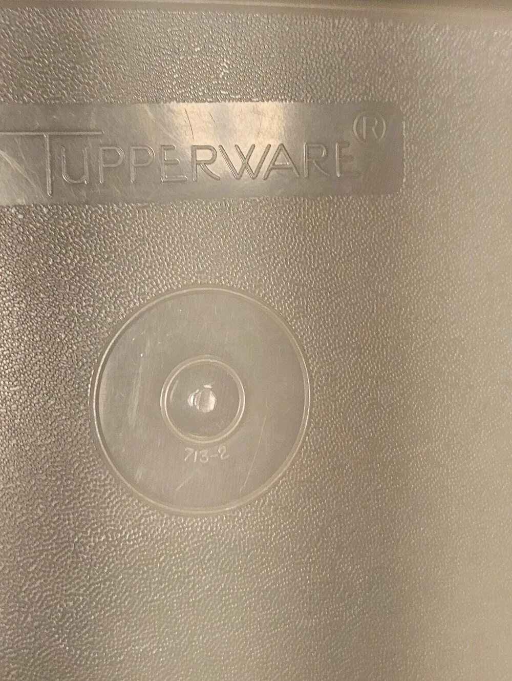 Vintage Tupperware Rectangular Pak 'N Stor Clear Container #713-2 With Lid #714